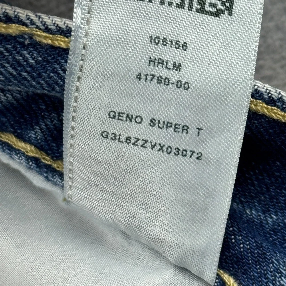 True Religion Jeans Men 33X33 Blue Geno Super T Relaxed Slim Flap Pocket Pants